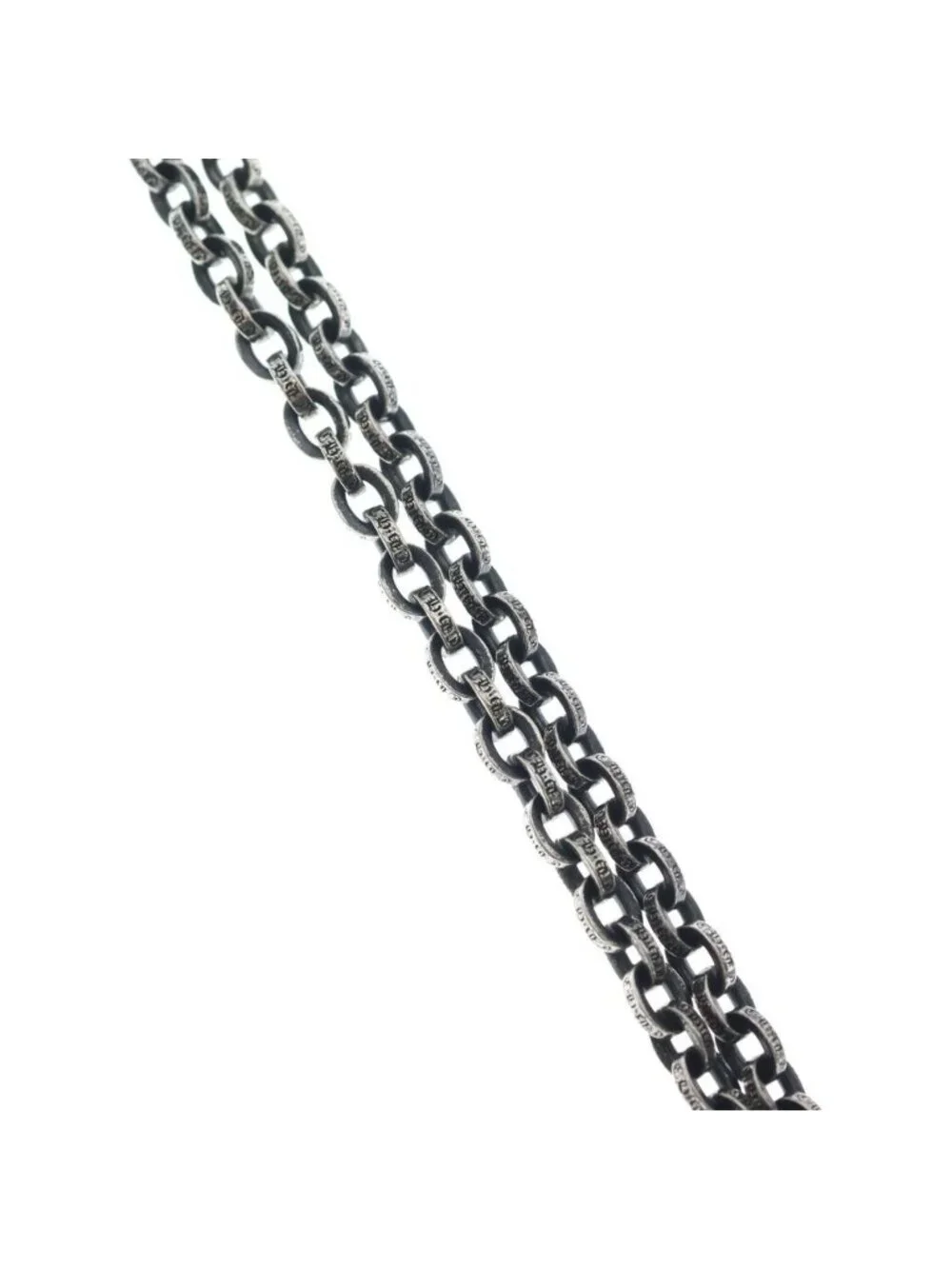 Chrome Hearts Paper Chain 20 Necklace Silver